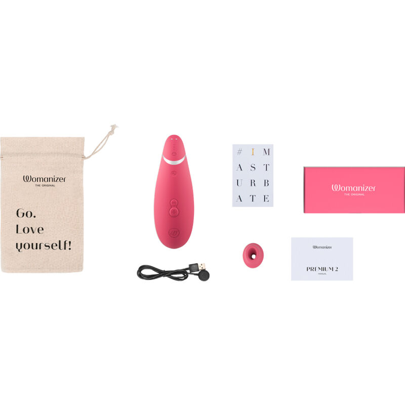 WOMANIZER - PREMIUM 2 ESTIMULADOR CLITORIAL RASPBERRY