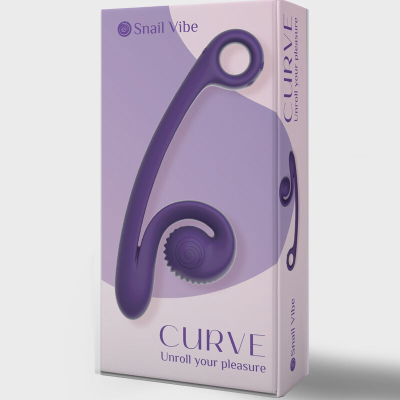 SNAIL VIBE - VIBRADOR CURVA ROXO