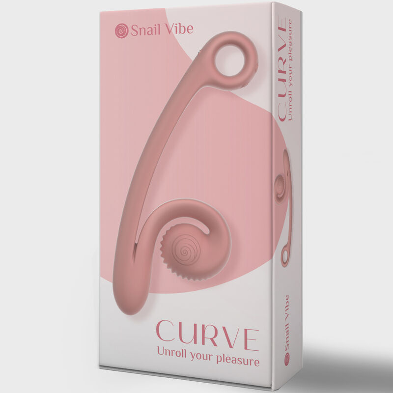 SNAIL VIBE - VIBRADOR CURVA PÊSSEGO