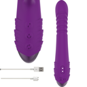 INTENSO - VIBRADOR MULTIFUNÇÃO IGGY PARA CIMA E PARA BAIXO COM ESTIMULADOR CLITÓRICO ROXO