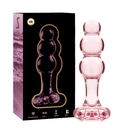 NEBULA SERIES BY IBIZA - MODELO 1 PLUG ANAL VIDRO BOROSILICADO 10,7 X 3 CM ROSA