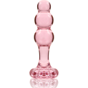 NEBULA SERIES BY IBIZA - MODELO 1 PLUG ANAL VIDRO BOROSILICADO 10,7 X 3 CM ROSA