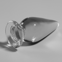 NEBULA SERIES BY IBIZA - MODELO 4 ANAL PLUG VIDRO BOROSILICADO 11 X 5 CM TRANSPARENTE