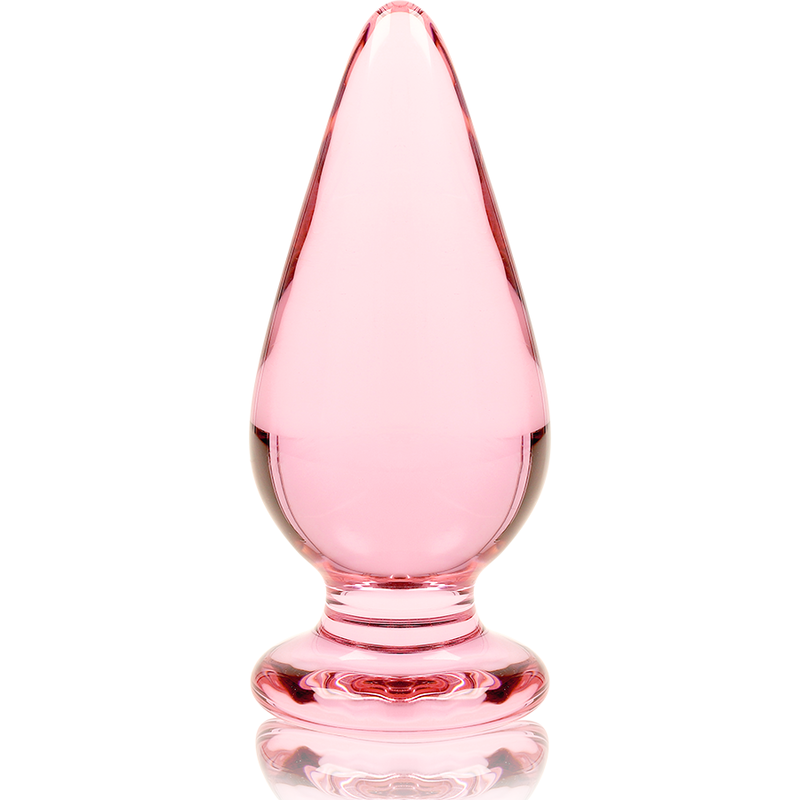 NEBULA SERIES BY IBIZA - MODELO 4 ANAL PLUG VIDRO BOROSILICADO 11 X 5 CM ROSA