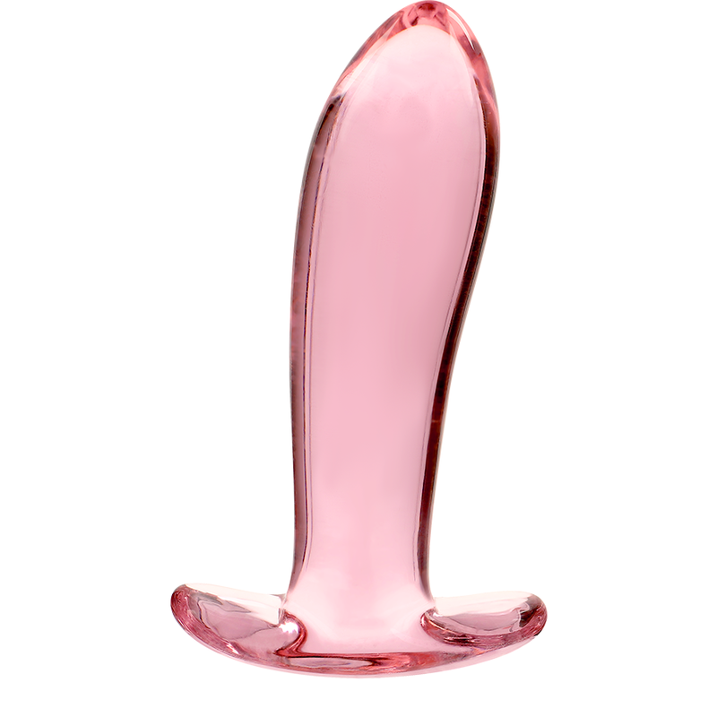 NEBULA SERIES BY IBIZA - MODELO 5 ANAL PLUG VIDRO BOROSILICADO 12,5 X 3,5 CM ROSA