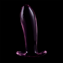 NEBULA SERIES BY IBIZA - MODELO 5 ANAL PLUG VIDRO BOROSILICADO 12,5 X 3,5 CM ROSA