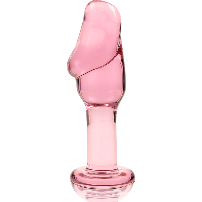 NEBULA SERIES BY IBIZA - MODELO 6 PLUG ANAL VIDRO BOROSILICADO 12,5 X 4 CM ROSA