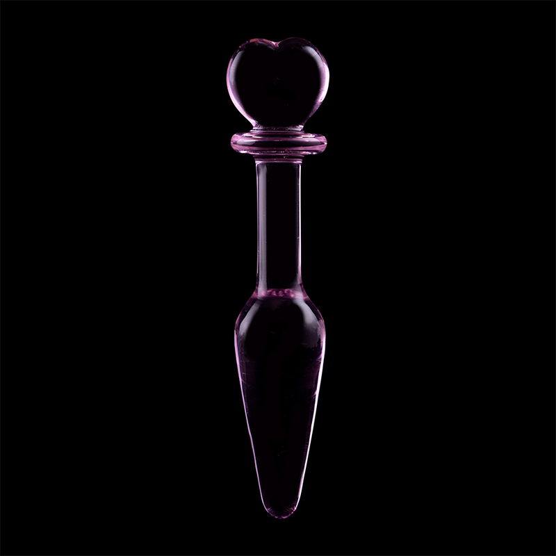 NEBULA SERIES BY IBIZA - MODELO 7 ANAL PLUG VIDRO BOROSILICADO 13,5 X 3 CM ROSA