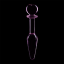 NEBULA SERIES BY IBIZA - MODELO 7 ANAL PLUG VIDRO BOROSILICADO 13,5 X 3 CM ROSA