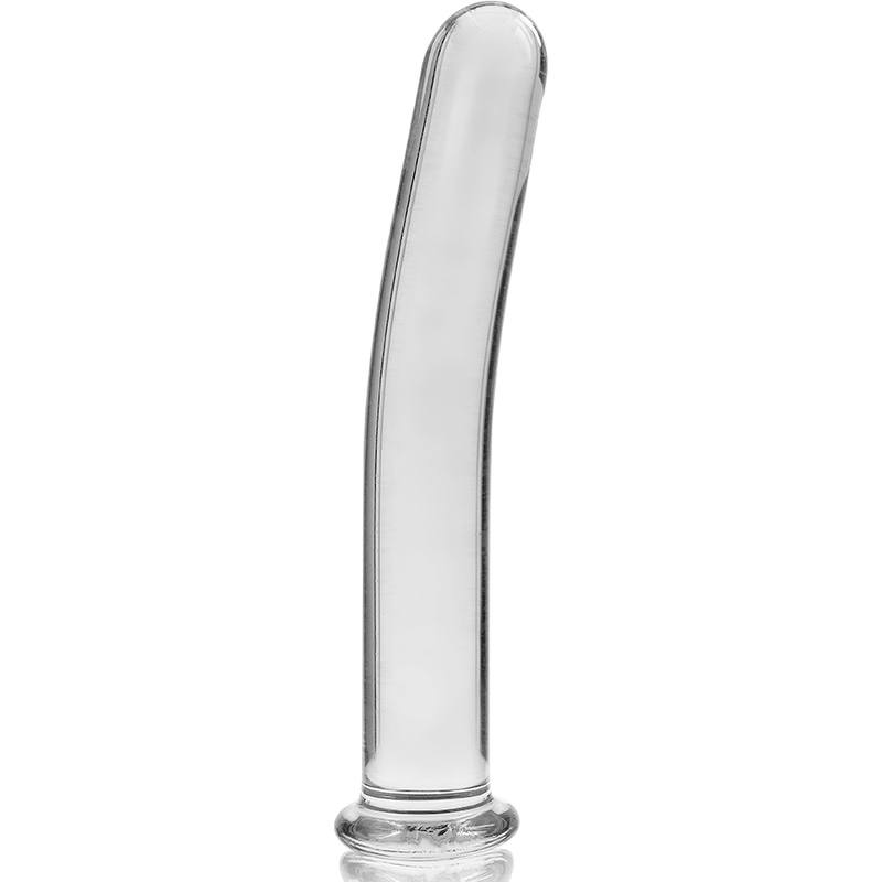 NEBULA SERIES BY IBIZA - MODELO 8 DILDO VIDRO BOROSILICADO 14,5 X 2 CM TRANSPARENTE