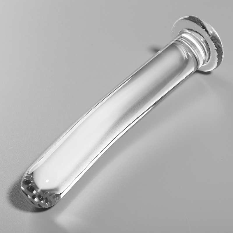 NEBULA SERIES BY IBIZA - MODELO 8 DILDO VIDRO BOROSILICADO 14,5 X 2 CM TRANSPARENTE