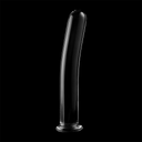 NEBULA SERIES BY IBIZA - MODELO 8 DILDO VIDRO BOROSILICADO 14,5 X 2 CM TRANSPARENTE