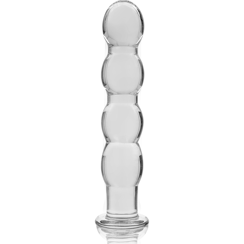 NEBULA SERIES BY IBIZA - MODELO 10 DILDO VIDRO BOROSILICADO 16,5 X 3,5 CM TRANSPARENTE