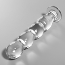 NEBULA SERIES BY IBIZA - MODELO 10 DILDO VIDRO BOROSILICADO 16,5 X 3,5 CM TRANSPARENTE