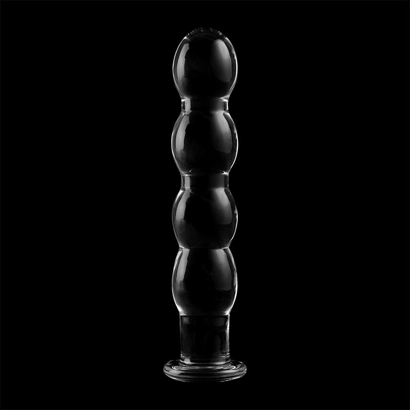 NEBULA SERIES BY IBIZA - MODELO 10 DILDO VIDRO BOROSILICADO 16,5 X 3,5 CM TRANSPARENTE