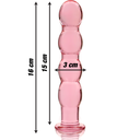 NEBULA SERIES BY IBIZA - MODELO 10 DILDO VIDRO BOROSILICADO 16,5 X 3,5 CM ROSA