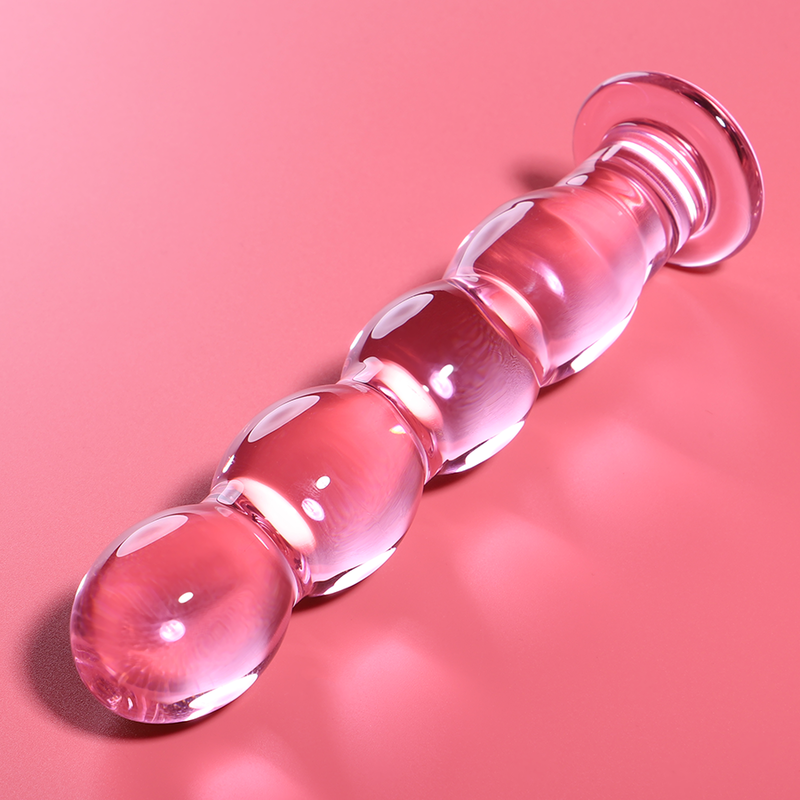 NEBULA SERIES BY IBIZA - MODELO 10 DILDO VIDRO BOROSILICADO 16,5 X 3,5 CM ROSA