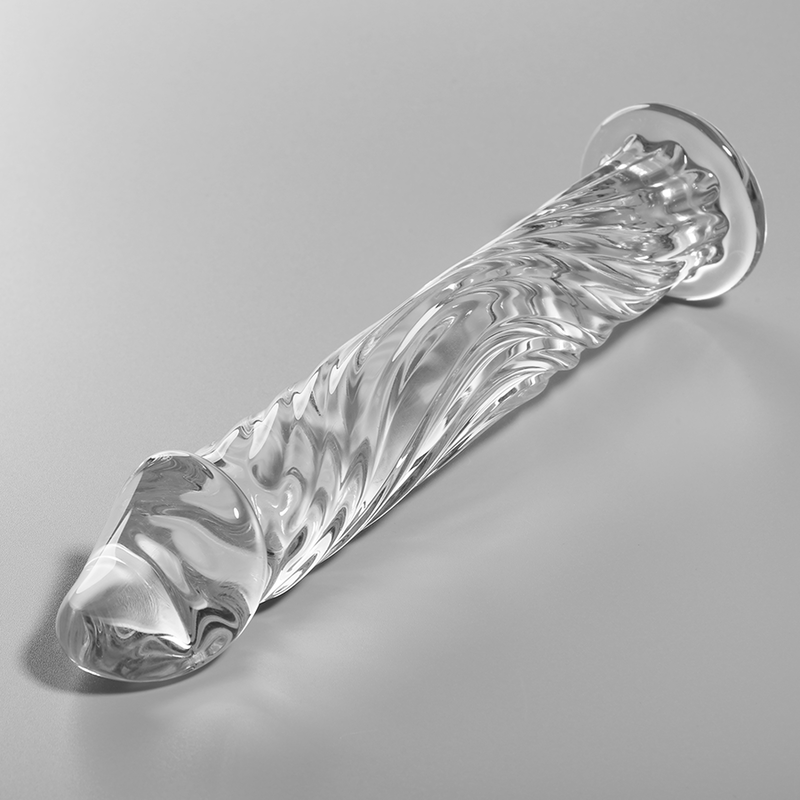 NEBULA SERIES BY IBIZA - MODELO 12 DILDO VIDRO BOROSILICADO 17 X 3,5 CM TRANSPARENTE