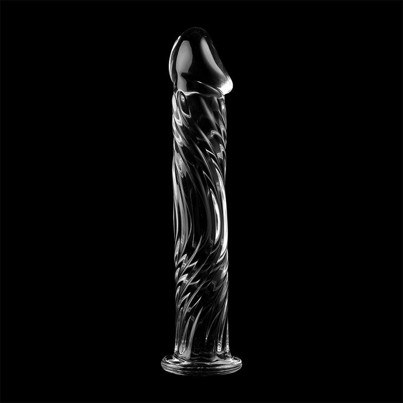 NEBULA SERIES BY IBIZA - MODELO 12 DILDO VIDRO BOROSILICADO 17 X 3,5 CM TRANSPARENTE