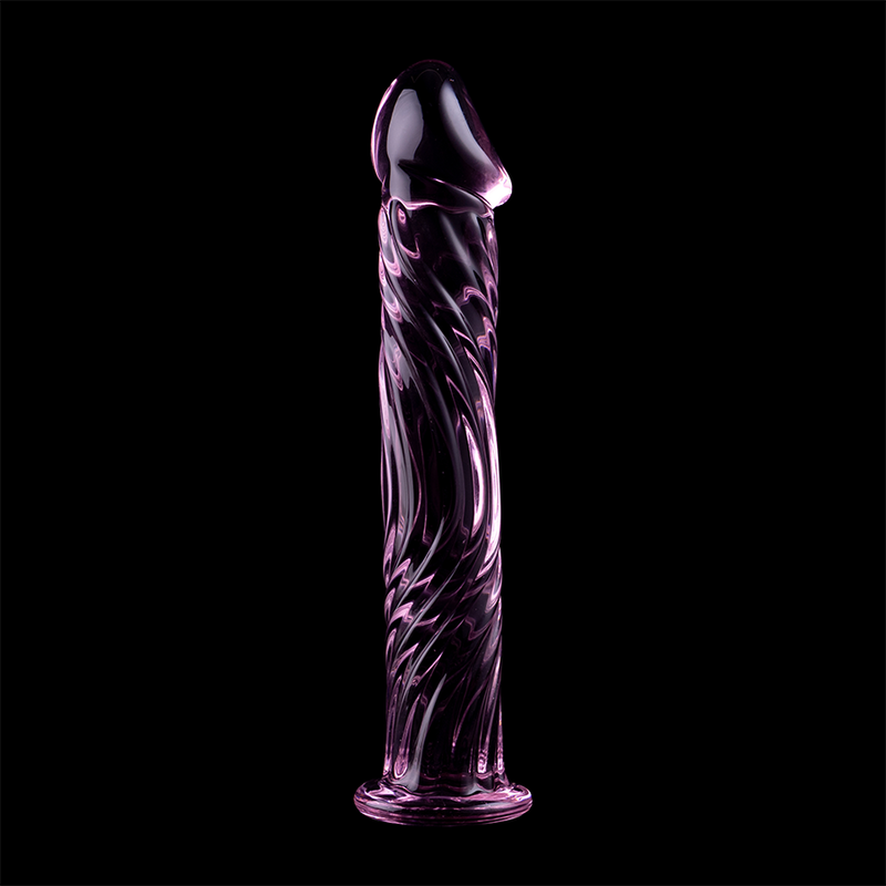 NEBULA SERIES BY IBIZA - MODELO 12 DILDO VIDRO BOROSILICADO 17 X 3,5 CM ROSA