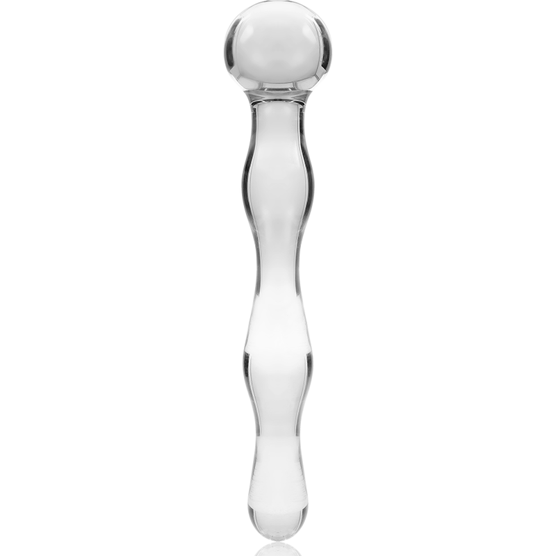 NEBULA SERIES BY IBIZA - MODELO 13 DILDO VIDRO BOROSILICADO 18 X 3,5 CM TRANSPARENTE