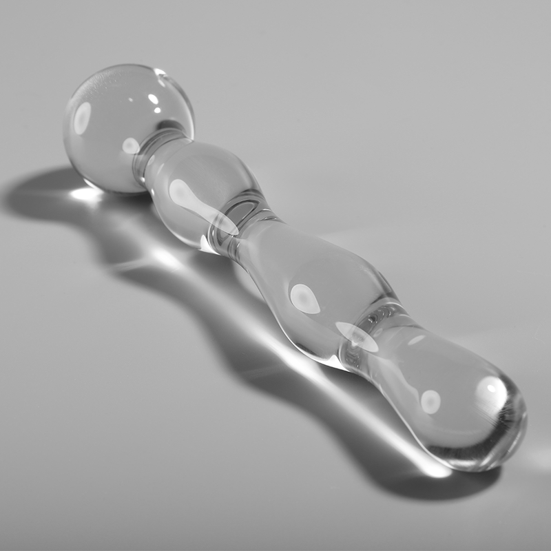 NEBULA SERIES BY IBIZA - MODELO 13 DILDO VIDRO BOROSILICADO 18 X 3,5 CM TRANSPARENTE