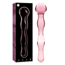 NEBULA SERIES BY IBIZA - MODELO 13 DILDO VIDRO BOROSILICADO 18 X 3,5 CM ROSA