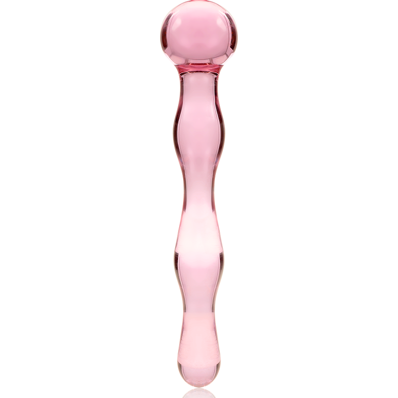 NEBULA SERIES BY IBIZA - MODELO 13 DILDO VIDRO BOROSILICADO 18 X 3,5 CM ROSA