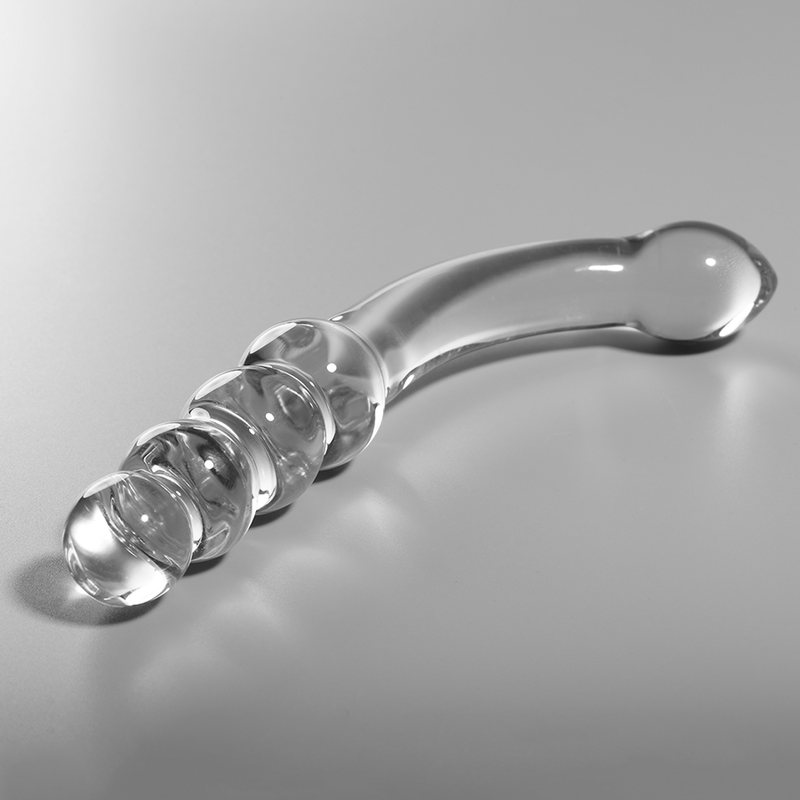 NEBULA SERIES BY IBIZA - MODELO 14 DILDO VIDRO BOROSILICADO 18,5 X 3 CM TRANSPARENTE