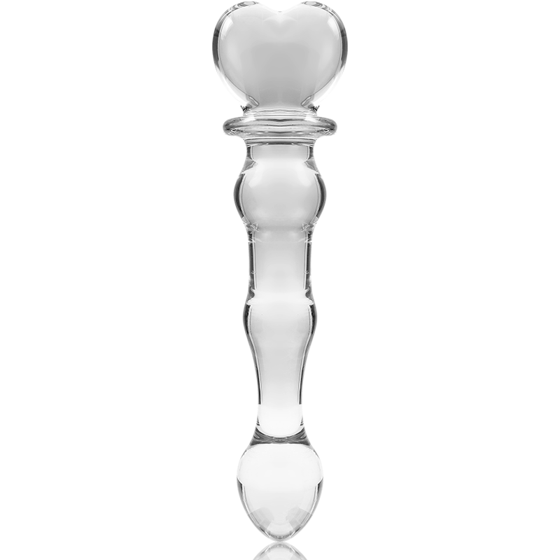 NEBULA SERIES BY IBIZA - MODELO 21 DILDO VIDRO BOROSILICADO 20,5 X 3,5 CM TRANSPARENTE