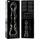 NEBULA SERIES BY IBIZA - MODELO 21 DILDO VIDRO BOROSILICADO 20,5 X 3,5 CM TRANSPARENTE