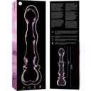 NEBULA SERIES BY IBIZA - MODELO 21 DILDO VIDRO BOROSILICADO 20,5 X 3,5 CM ROSA