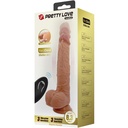 PRETTY LOVE - JONATHAN SILICONE DILDO 3 VIBRAÕES + 3 MEDIDAS DE INSERO CONTROLE REMOTO 21 CM