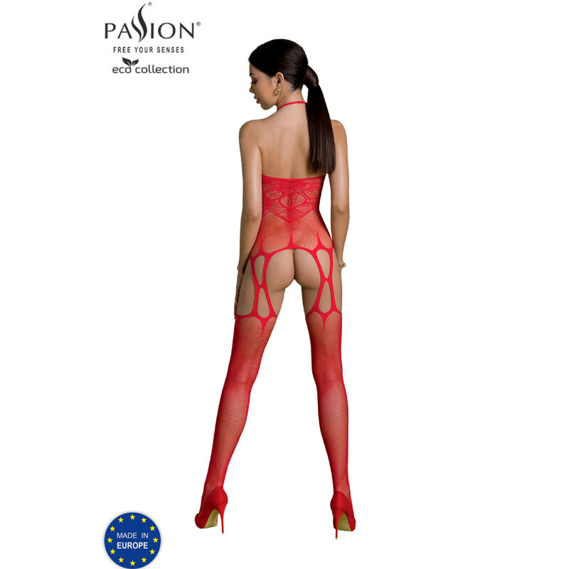 PASSION - COLEO ECO BODYSTOCKING ECO BS002 VERMELHO