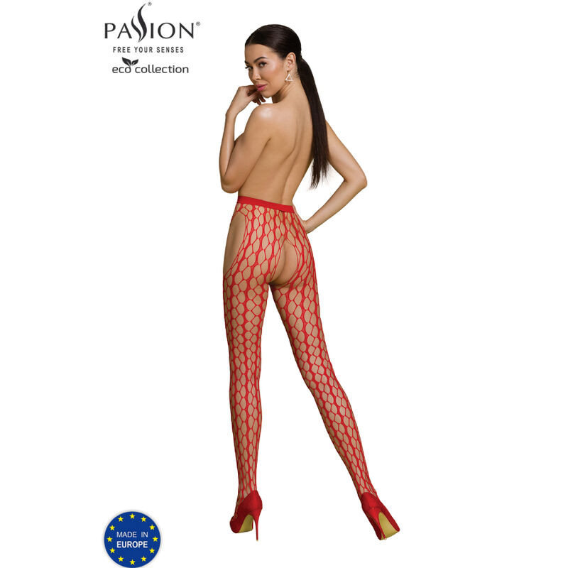 PASSION - COLEO ECO BODYSTOCKING ECO S007 VERMELHO