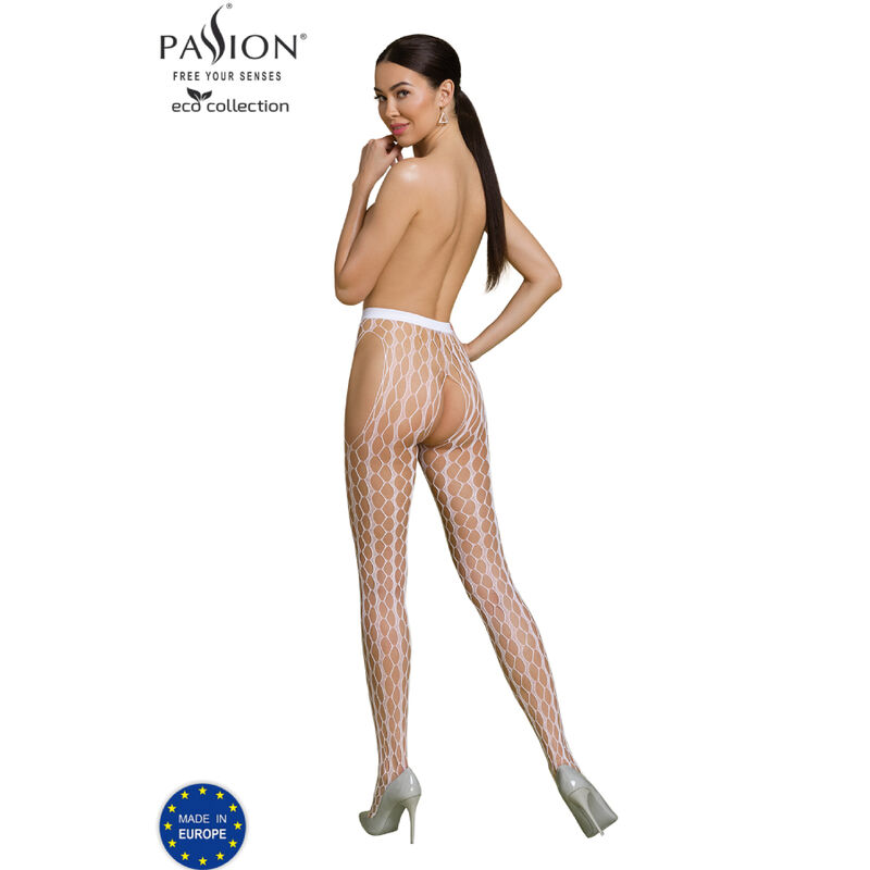 PASSION - COLEO ECO BODYSTOCKING ECO S007 BRANCO