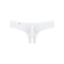 OBSESSIVE - TANGA ALABASTRA CROTCHLESS BRANCA S/M