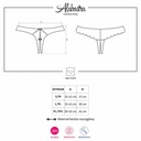 OBSESSIVE - TANGA ALABASTRA CROTCHLESS BRANCA S/M