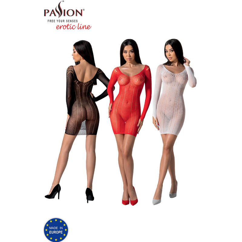 PASSION - BS101 BODYSTOCKING PRETO TAMANHO ÚNICO