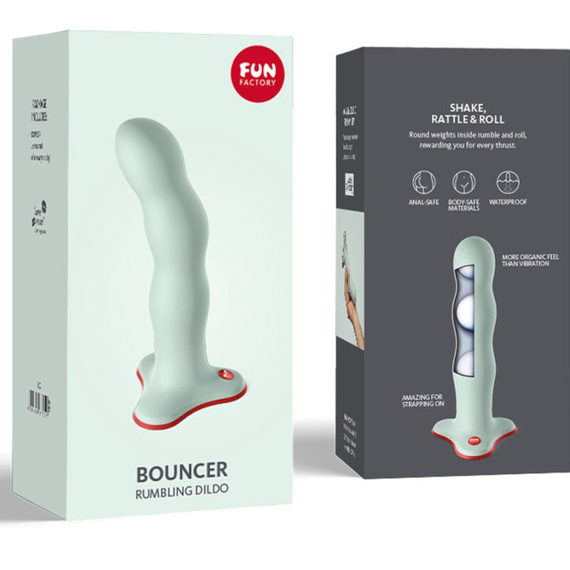 FUN FACTORY - BOUNCER DILDO SAGE GREEN