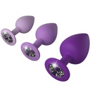 FANTASY FOR HER - CONJUNTO DE PLUG ANAL VIOLETA