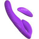 FANTASY FOR HER  - VIBRADOR DE DUPLA PENETRAÇÃO CONTROLE REMOTO 9 NÍVEIS VIOLETA