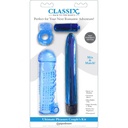 CLASSIX - KIT PARA CASAIS COM ANEL, BAINHA E BALAS AZUL