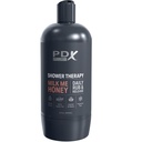 PDX PLUS - STROKER MASTURBADOR DISCRETO DESIGN DE GARRAFA MILK ME HONEY CANDY SHAMPOO