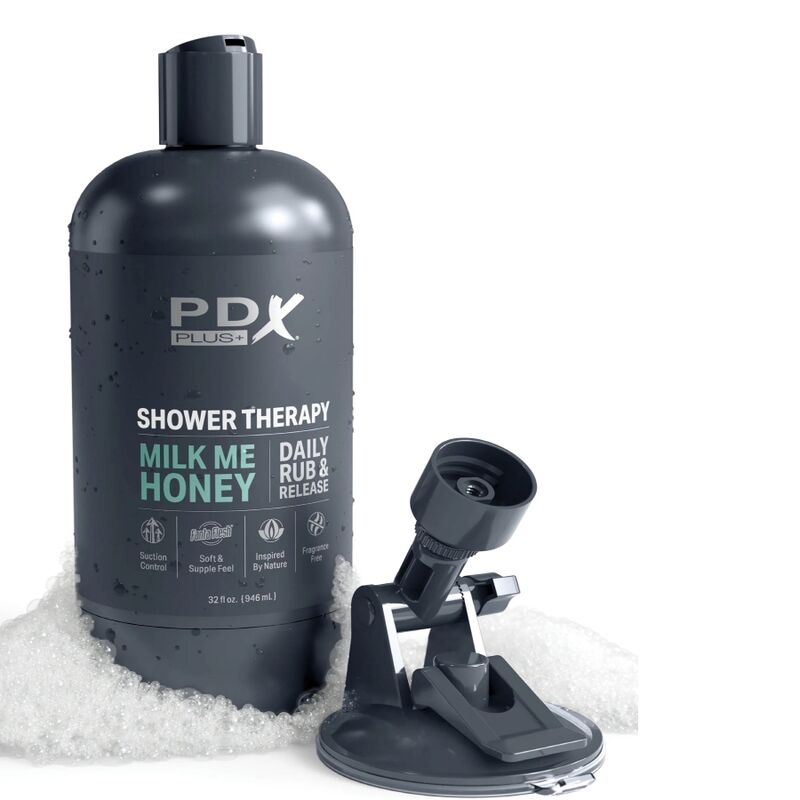 PDX PLUS - STROKER MASTURBATOR DESIGN DISCRETO DO GARRAFA DE SHAMPOO MILK ME HONEY