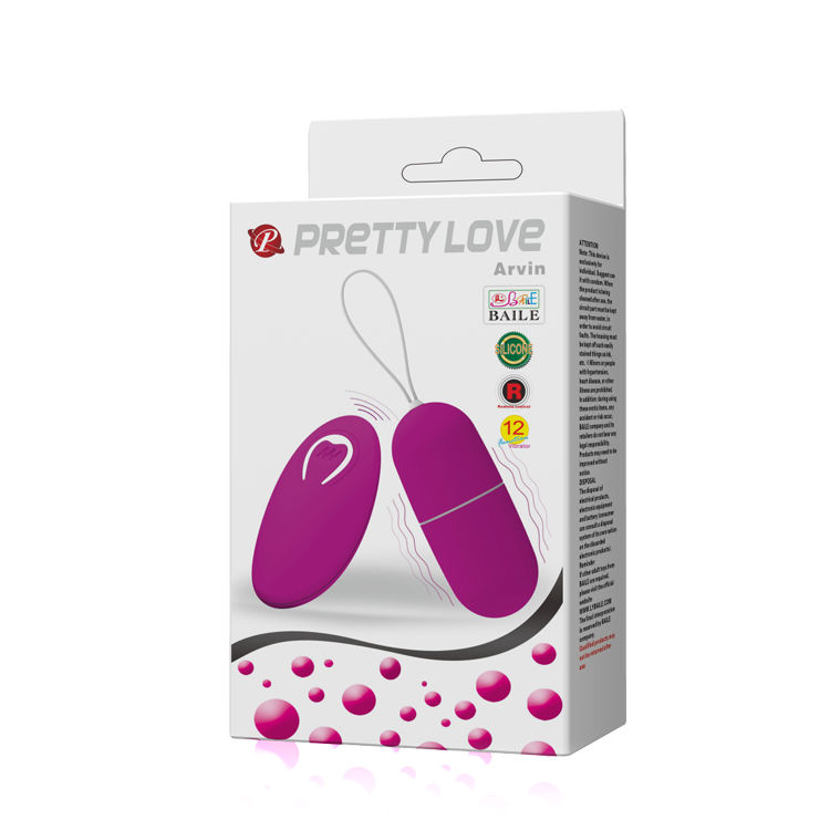 PRETTY LOVE - OVO VIBRATÓRIO ARVIN CONTROLE REMOTO 12V