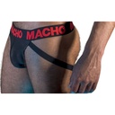 MACHO - MX26X2 JOCK PRETO/VERMELHO M