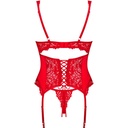 OBSESSIVE - CORSET AMOR CHERRIS E TANGA S/M