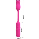 PRETTY LOVE - BALA VIBRANTE DE SILICONE ROSA