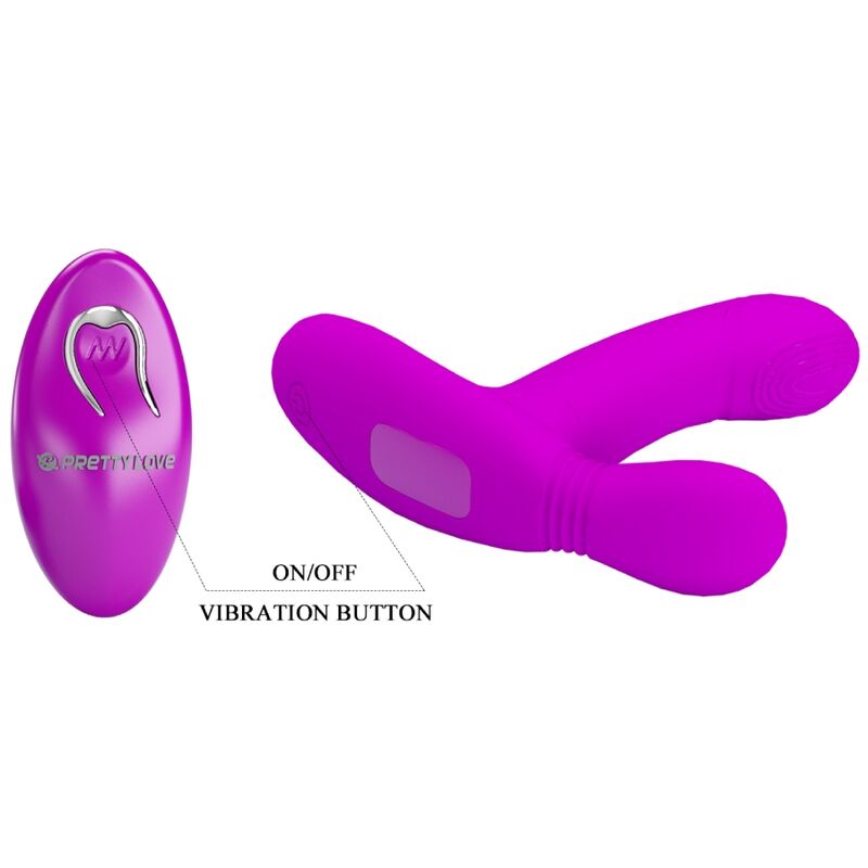 PRETTY LOVE - GERI CLITORIS MASSAGER ROSA CONTROLE REMOTO